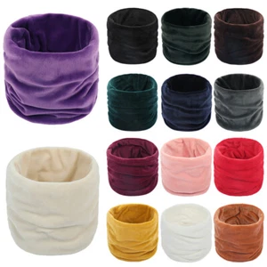 Neck Warmer Winter Thermal Snood Tube Velvet Motorbike Cycling Unisex Men Ladies - Picture 1 of 22