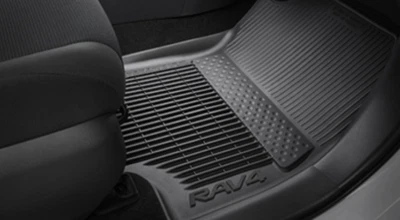 19 20 21 22 23 2024 2025 TOYOTA RAV4 OEM ALL WEATHER MATS LINERS PT908-42215-20 - Image 1 of 4