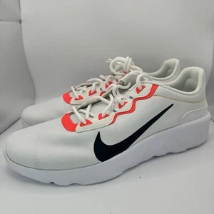 Fall Sale! Nike Explore Strada White Bright Crimson Size 12 CD7093 100 - Picture 1 of 7
