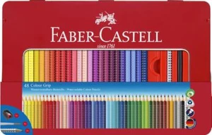 FABER-CASTELL Dreikant-Buntstifte Colour GRIP, 48er Etui - Bild 1 von 1