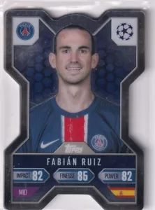 Topps Match Attax CL Extra 24/25 No. CX 6 Fabian Ruiz Chrome X - Picture 1 of 2