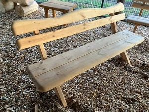 Gartenbank Massivholz Kiefer langlebig - Bild 1 von 7