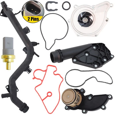 Engine Cooling System Kit for 2009-2012 Audi A5 Quattro Base Coupe 3.2L V6 DOHC Foto 1 de 4