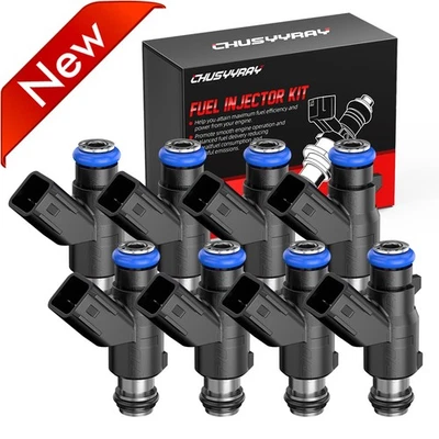 8 nuevos inyectores de combustible para Chevrolet Silverado 2500 HD 2010-2019 6,0 L V8 EE. UU. Foto 1 de 4