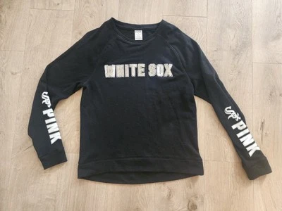 PINK VS VICTORIA'S SECRET Sequin Chicago White Sox MLB Crewneck Sweatshirt MED.  - Image 1 of 4