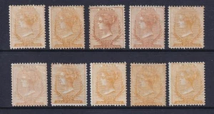 Malta 1863 medio penique tonos amarillos mm. Wmk Crown CC. Perf 14. - Imagen 1 de 2