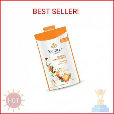 Yardley Sandalwood Perfumed Talc, 250 g - Image 1 of 2