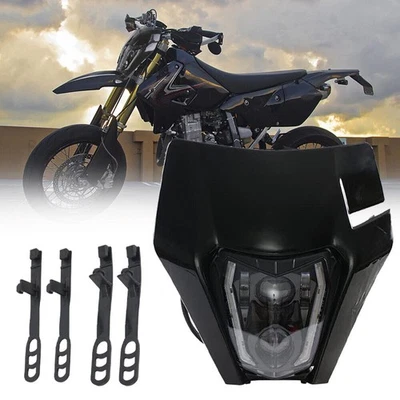 For SUZUKI DR-Z400 E/S/SM DRZ400SM DRZ400S DRZ400E DR650 LED Headlight DRL Light - Image 1 of 4