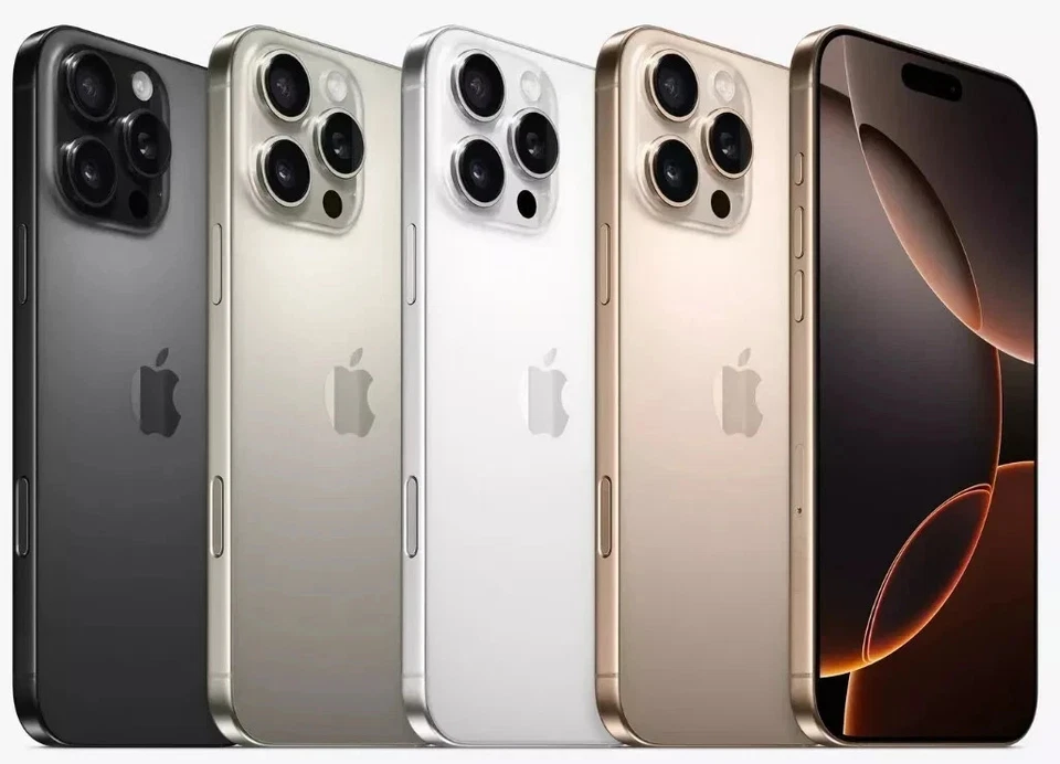 Apple iPhone 16 Pro Max 256GB Titan schwarz Weiß Natur wüstend - Bild 1 von 1