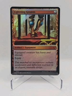 Mox Opal, Lightning Greaves, Chrome Mox Foils Proxy High-Quality Laminated Set - Image 1 of 3
