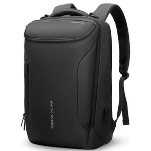 MARK RYDEN Business Rucksack für Herren, wasserdichter Hightech Rucksack, schwarz - Bild 1 von 13