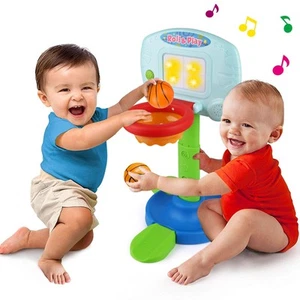 Basketball Hoop for Kids Toddlers 9m-3y, Infant 2 in 1 Adjustable Sports Toy ... - Picture 1 of 7