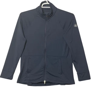 Peter Millar Performance Full Zip Golfjacke Damen Navy Blau Größe L Stretch - Bild 1 von 8