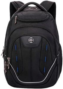 Mochila para computadora portátil Swissdigital protección RFID compatible con TSA con puerto de carga USB - Imagen 1 de 10