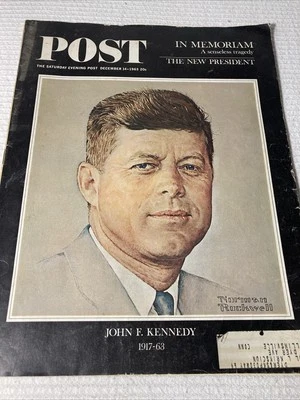 JFK Saturday Evening Post Memoriam Of John F Kennedy December 14 1963 Complete - Image 1 of 4