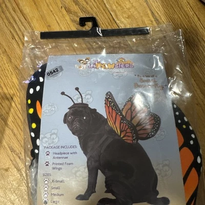 Disfraz California Monarca Mariposa ImPawsters Mascota Perro Gato EXTRA PEQUEÑO XS #543 Foto 1 de 3