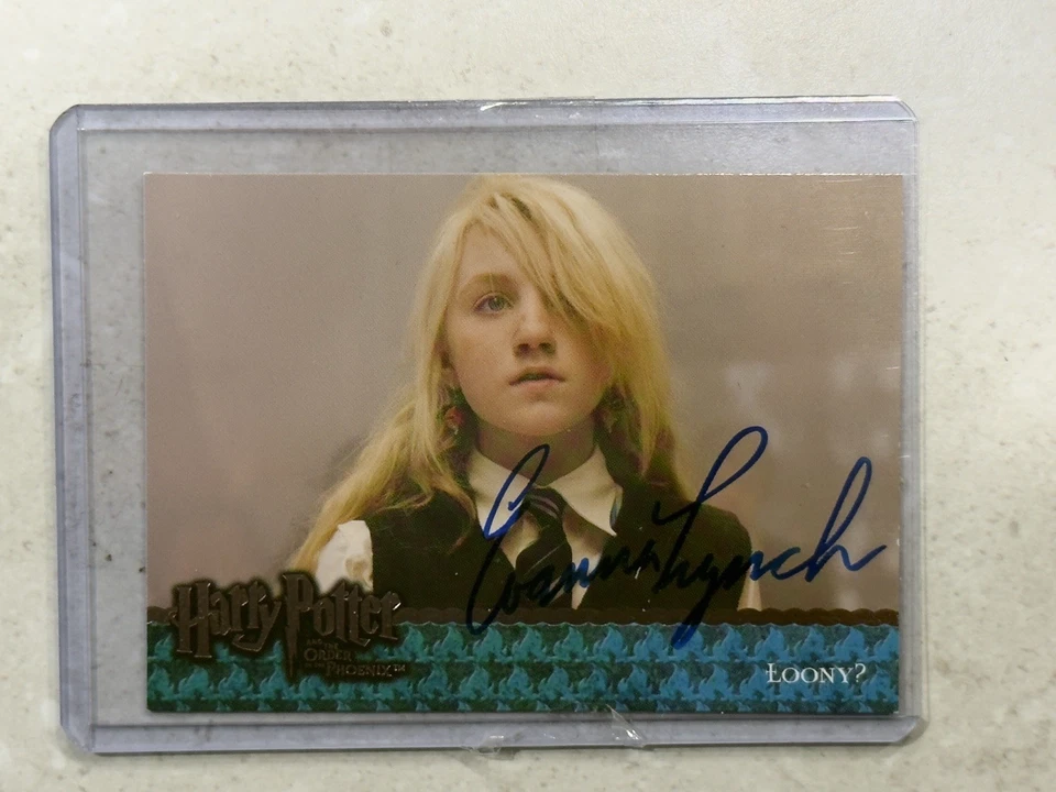 RARE Harry Potter Luna Lovegood Evanna Lynch Signed Autograph Card Artbox - Image 1 of 3