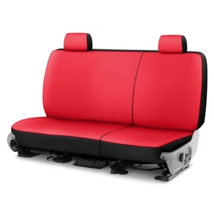 For Ford Transit-350 15-18 Neoprene 2nd Row Red & Black Custom Seat Covers - Picture 1 of 10