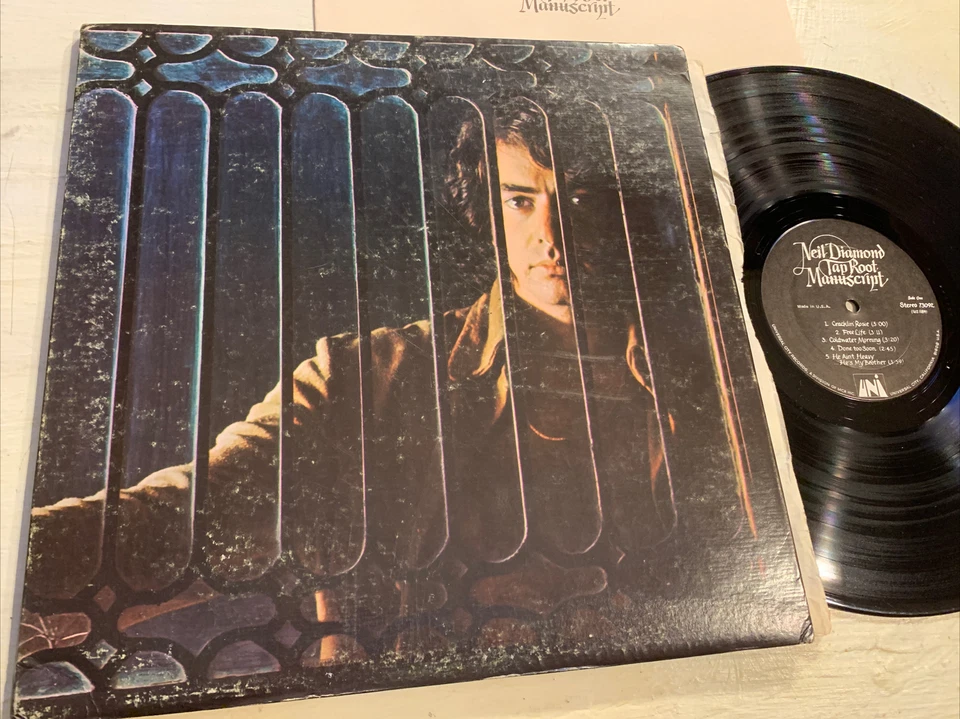 Neil Diamond Tap Root Manuscript LP UNI 1st USA Press GF + Booklet M-!!!! - Image 1 of 4