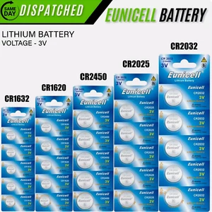 CR 2032 Battery CR2032 CR2025 CR2016 CR1632 CR2450 Coin Button 3v Lithium - Picture 1 of 1
