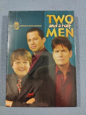 NEW SEALED TWO AND A HALF MEN COMPLETE SIXTH SEASON DVD BOX SET SEASON 6 - Image 1 of 2