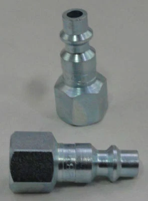 (2) MILTON 728 Línea de aire Manguera Montaje Pezón Estilo M 1/4" hembra NPT Rosca Enchufe Foto 1 de 2