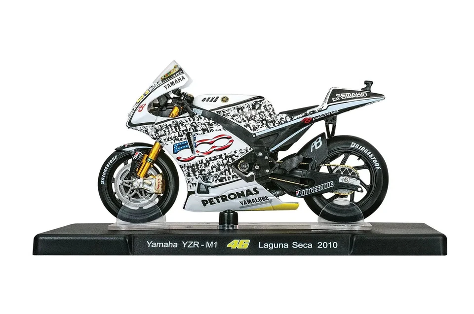 VALENTINO ROSSI Yamaha YZR-M1 2010 MotoGP Bike - Collectable Model - 1:18 Scale - Image 1 of 1