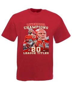 Liverpool 2025 Champions T-Shirt 20 time league winners Tshirt Unisex Adult Tops - Picture 1 of 12