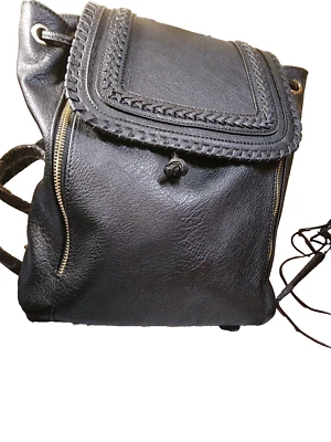 Bolso Mochila Suela/Sociedad Nuevo Con Etiquetas, Cuero Sintético, Negro Foto 1 de 4