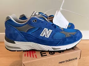 2019 New Balance 991 BLE Royal Blue Grey White Made in England UK size 13 - Picture 1 of 10