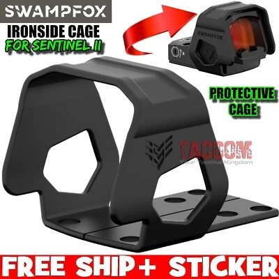 SWAMP FOX SWAMPFOX SwampFox IRONSIDE PROTECTION CAGE COVER FOR SENTINEL II 2 BLACK AUTHENTIC!!!
