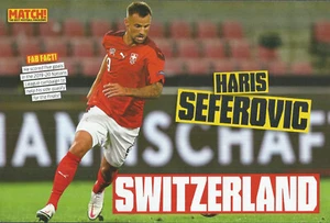 ¡PARTIDO!-PÓSTER 2020-21-SUIZA-HARIS SEFEROVIC - Imagen 1 de 1