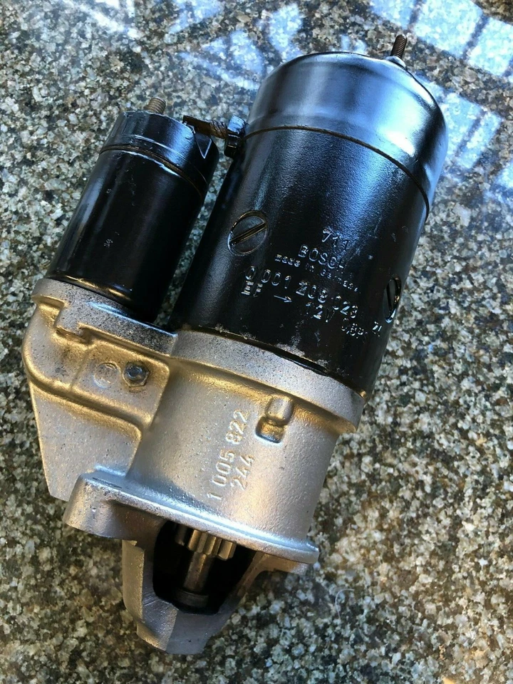 Starter Opel Kadett Rallye Bosch 0001208023 fabricante de equipamento original restaurado 1968-1972 1202033 - Imagem 1 de 4