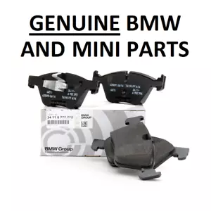 GENUINE BMW 1 3 Series Front Brake Pads Repair Kit 34116777772. E81, E90 etc 26D - Picture 1 of 5