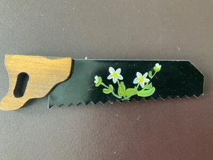 Decorative Wood Hand Saw Refrigerator Magnet - Picture 1 of 3