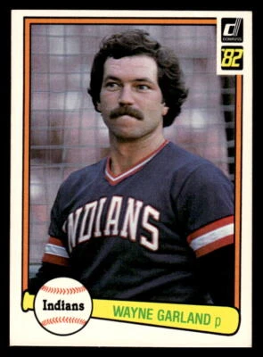 1982 Donruss Wayne Garland #489 Cleveland Indians Low Grade Card - Image 1 of 2