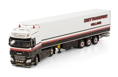WSI 1/50 DAF XF SUPER SPACE CAB MY2017 4X2 REEFER TRAILER 3 AXLE Model toys - Image 1 of 4