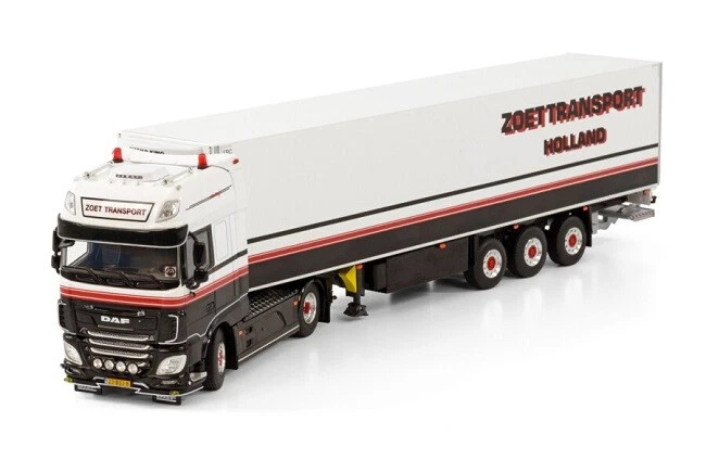 WSI 1/50 DAF XF SUPER SPACE CAB MY2017 4X2 REEFER TRAILER 3 AXLE Model toys - Image 1 of 4