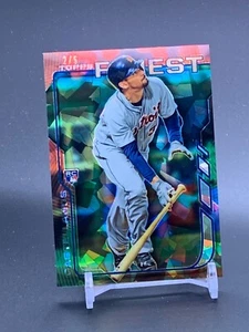2014 Topps Finest Atomic Refractor Rookie #91 Nick Castellanos #/5 - Imagen 1 de 2