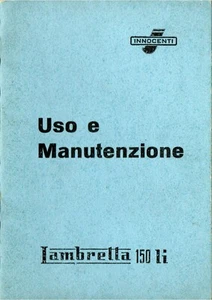 Innocenti Lambretta 150 li - Manuale Uso e Manutenzione - 1a Serie - Imagen 1 de 1