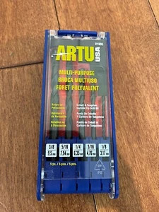 Artu Multipurpose 5 PCS. Cobalt & Tungsten Carbide Drill Bit Set - Picture 1 of 3