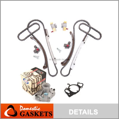 Timing Chain Kit Water Pump for 98-01 Jaguar S-Type XK8 XKR XJR Lincoln 3.9 4.0L - Image 1 of 4