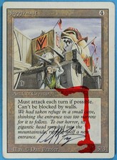 Juggernaut Revised PLD Uncommon Artist Signed Altered CARD (sa4999) ABUGames