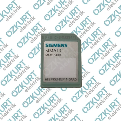SIEMENS 6ES7953-8LF11-0AA0 SIMATIC MMC S7 Siemens 6ES7 953-8LF11-0AA0 64KB - Image 1 of 2