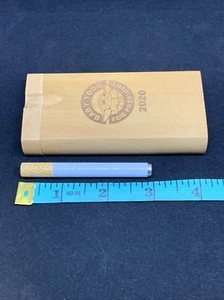 4" TOBACCO DUGOUT BABY YODA FOR PRESIDENT 2020 SMOKING ONE STASH SET FLOWER BOX - Picture 1 of 12