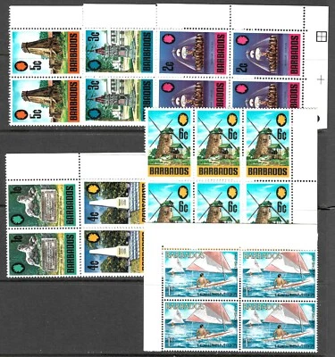 Barbados 13 bloques MNH todos diferentes un precio como nuevo nunca montado Foto 1 de 2