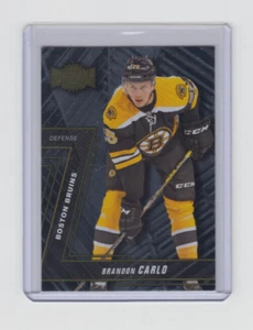16/17 Fleer Showcase Boston Bruins Brandon Carlo Metal Universe RC card #MU-48 - Picture 1 of 2