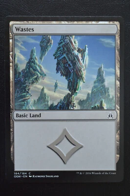 Magic The Gathering MTG WASTES Oath of the Gatewatch LP Lightly Played - Image 1 of 2