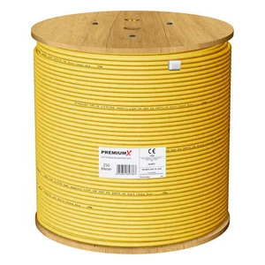 CAT 7A 250m Netzwerkkabel Duplex LAN Internet Kabel Ethernet Datenkabel Cat7A - Bild 1 von 7