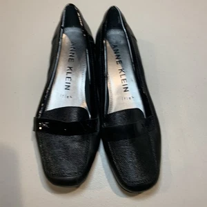 Anne Klein Black Loafers Women Size 7.5 [P3] - Picture 1 of 8